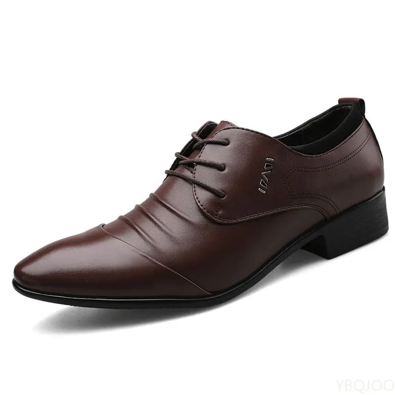 New Men's plus size shoes Trendy versatile business Flats Fashion comfort leather shoes Wedding party Male formal footwear Homme - Image 5