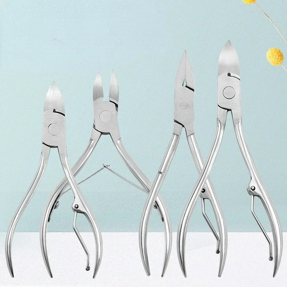 1pcs Nail Manicure Scissors Cuticle Nippers Epidermis Clippers Trimmer Dead Skin Remover Pedicure Stainless Steel Cutters Tools