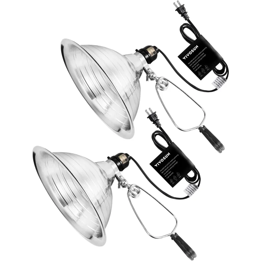 

4-Pack Clamp Lamp with 8.5" Aluminum Reflector, E26 Socket up to 150W, 6ft Cord, UL Listed
