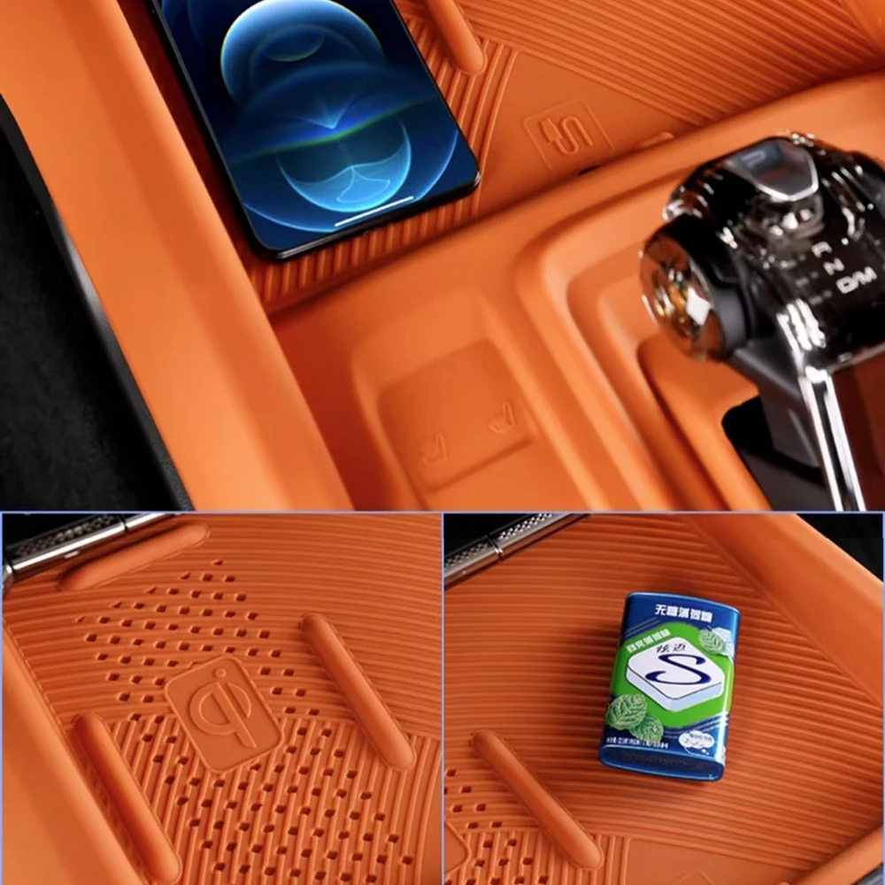 

Central Control Gear Wireless Charging All Inclusive Silicone Pad Storage Box Suitable For Great Wall Second-Generation Haval H9