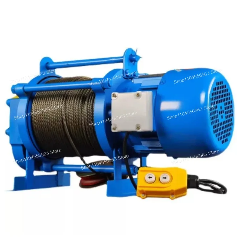 220v 380V 30m 60m1500kg  lift wire rope motor electric winch with clutch