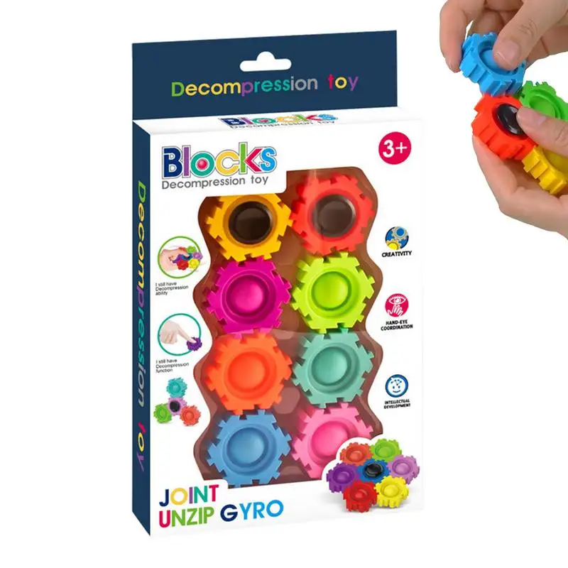 

Spin Fidget Toys Hand Fidget Toys Stress Relief Fidget Toy Stress Relief Sensory Toys Assembleable Funny Fidget Toy For Girl