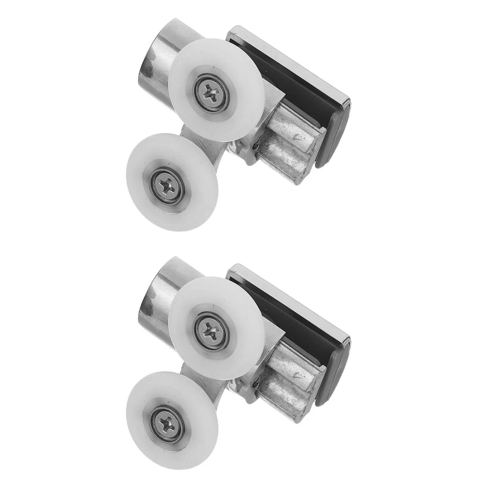 

2 шт. универсальные ролики для душевых дверей, сменные колесики с бесшумными подшипниками для плавного скольжения, для верхней части стеклянных душевых кабин