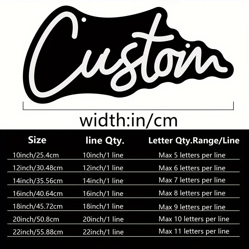 Insegna al neon personalizzata Luce al neon a LED personalizzata con dimmer Luce USB per camera da letto/matrimonio/festa/sala giochi/camera delle ragazze/bar