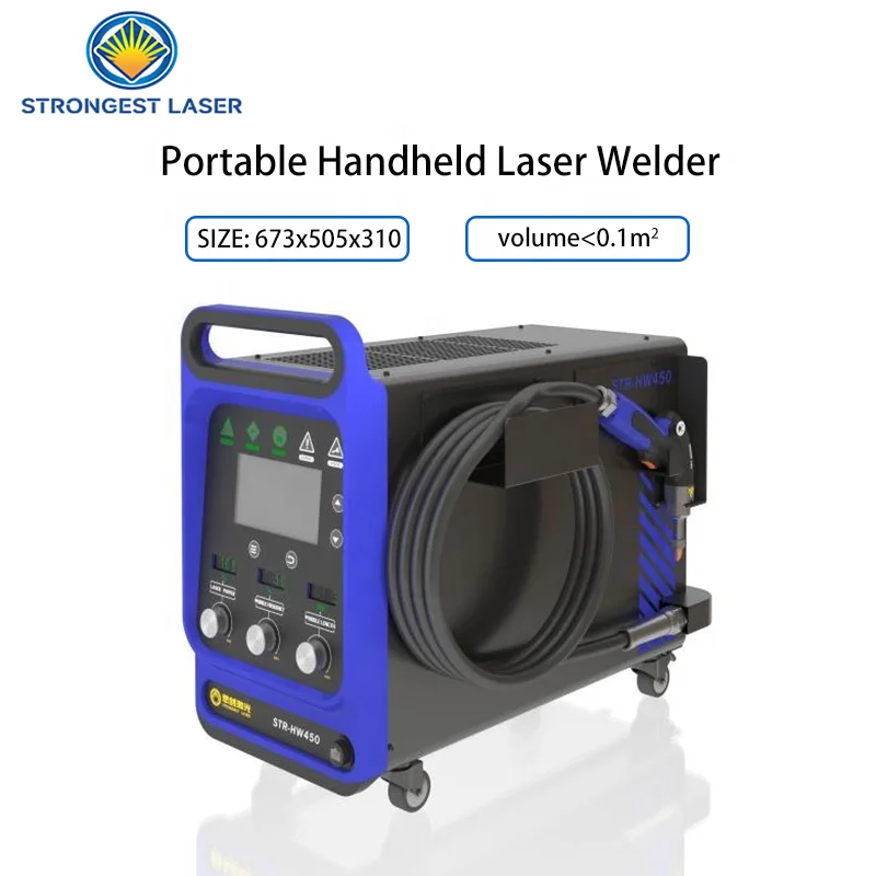 STRONGEST LASER Portable 900w-1500w Air-cooled Handheld Laser Welding Machine For Metal Welding In Building Material Shops