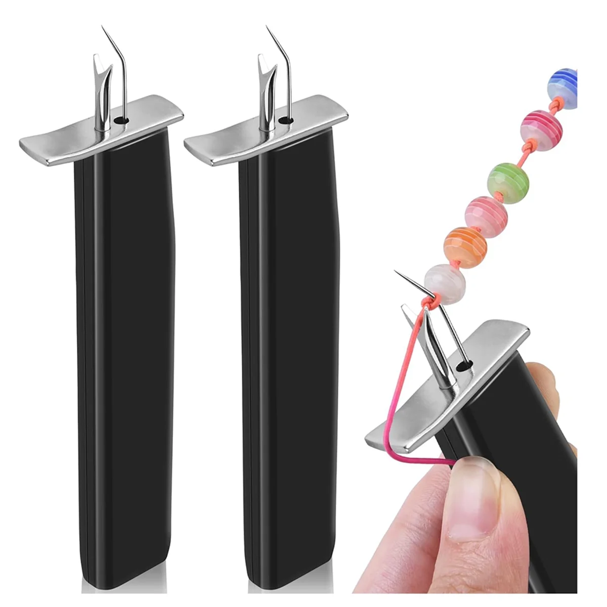 2 Pieces Jewelry Bead Knotting Tool for Create the Secure Knots, Pearl Jewelry Making Tool for Jewelry Making Stringing