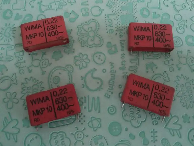 Germany WIMA GOODWAY MKP10 Series 630V0.22UF Fever coupling electrodeless thin-film capacitor