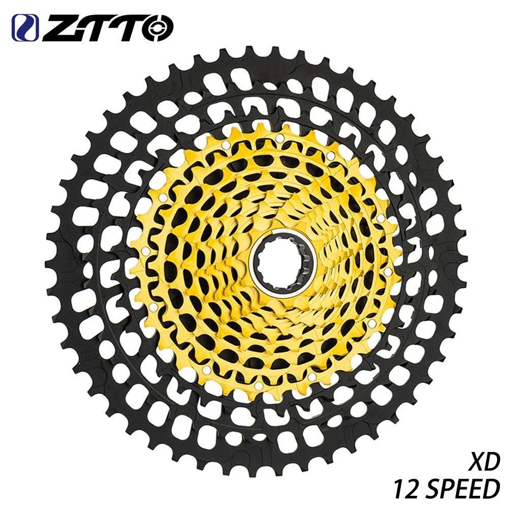 ZTTO 12 Speed Bicycle Cassette XD Hub MTB 12S 9-46T 9-50T 10-50T Gear Ratio Flywheel Mountain Bike Freewheel 12speed Sprocket K7