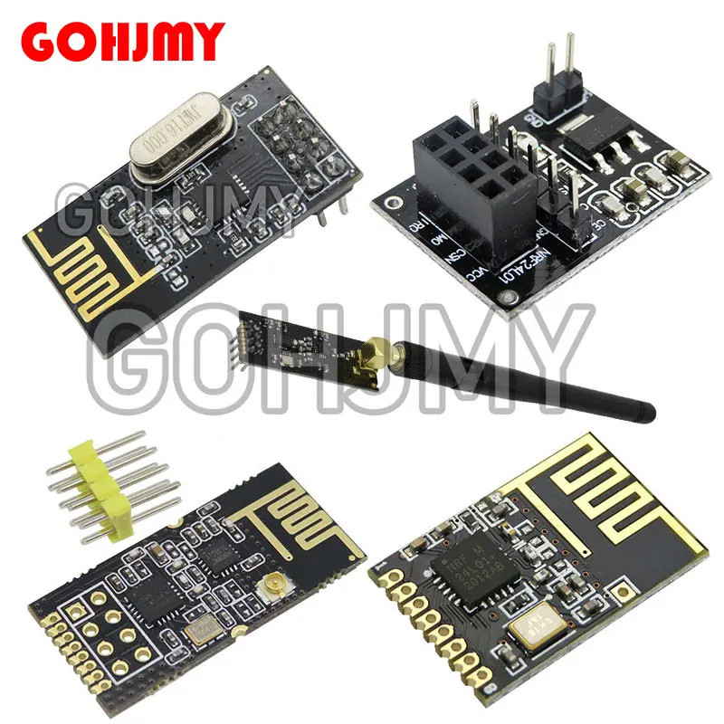 1PCS GT-24 2.4G SMD NRF24L01 1100 meter long-distance NRF24L01+PA+LNA SMD wireless Transceiver Communication modules 1100meters