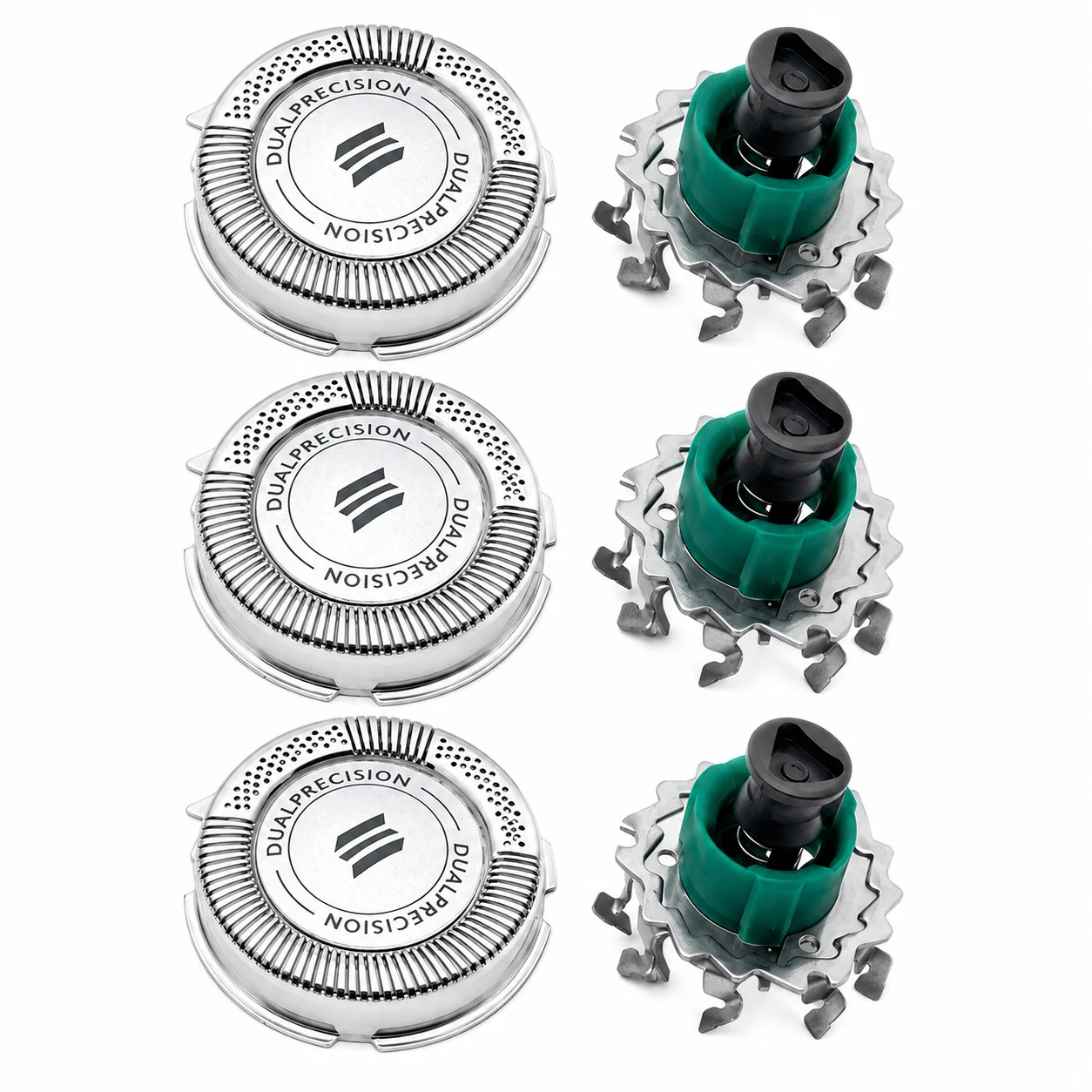 Cabezales de Repuesto RQ11 Compatibles con Philips 1150X/40 1160X/40 1160X/42 1180X/40 RQ1160/17 RQ1180/17 SensoTouch 11__X E
