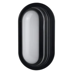 Morden 15W LED Bulkhead Wall Light IP65 Waterproof Outdoor Surface Flush Mount Security Oval Lamp Fixture For Garage Patio Porch