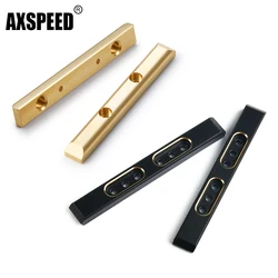 YEAHRUN Brass Beam Boulder Protection Bars Side Counterweight Rock Rails for 1/24 Axial SCX24 90081 Wrangler Bronco RC Car Parts
