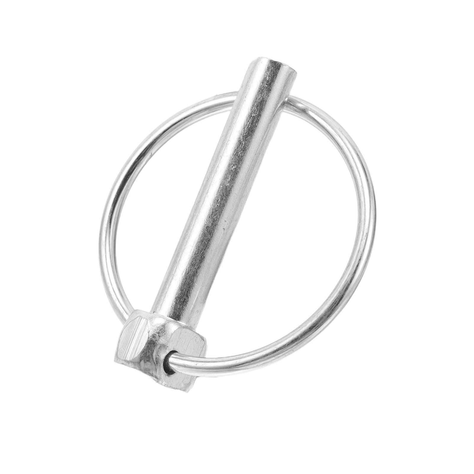 

Trailer Hitch Pin Arched Hardware Clip Pins Silver Heavy Duty Lynch Galvanized Iron Durable Versatile Safety Easy Installation