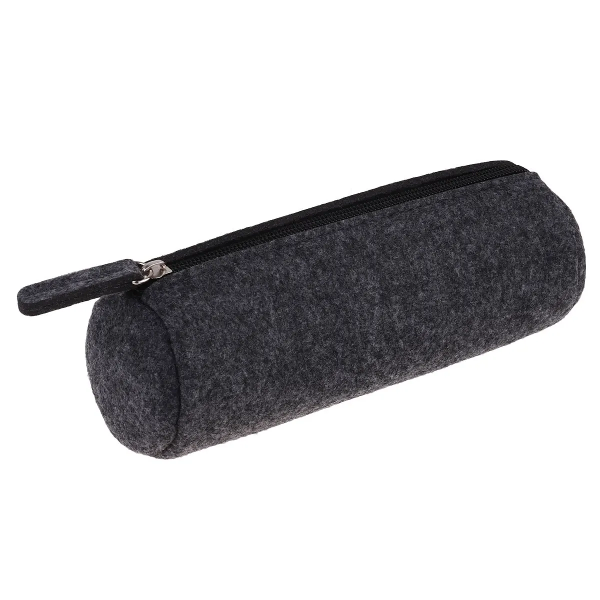 4pcs Pencil Case Pen Organizer Felt Stationery Bag For School Office Supplies Multi-Use Pouch Zipper Closure Scratch