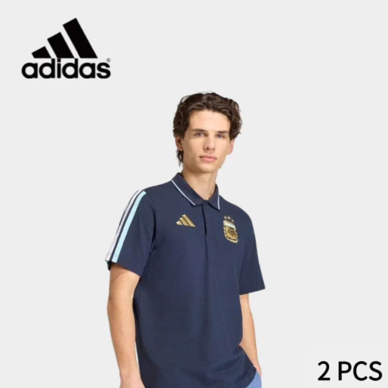 

Adidas Men's Sporty Casual Comfort Short-Sleeved T-Shirt 2 PCS KF0326+KF0326