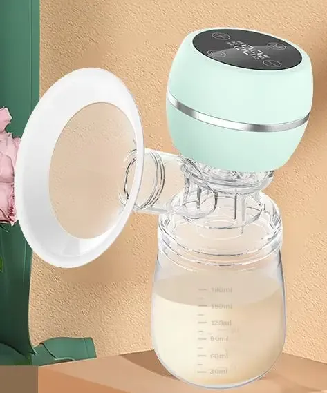 Silent and powerful breast pump, fully automatic electric breast pump, USB charging portable breast pump, BPA free hands-free
