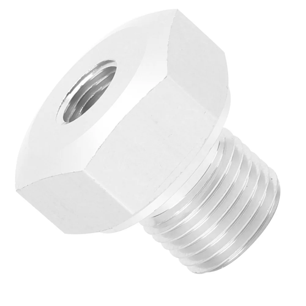 M16 x 1.5 ذكر إلى 1/8 NPT أنثى LS محول مستشعر ضغط الزيت سبائك الألومنيوم LS محول مبادلة المحرك #5
