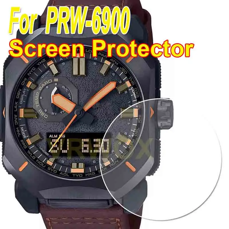 

2PCS/3PCS TPU Screen Protector For Watch PRW-6900Y-3 PRW-6900Y-1 PRW-6900YL-5 EFR-303 HProtector Nano Explosion-proof Film