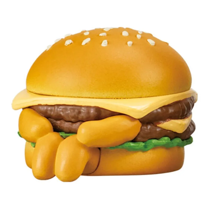 Bandai Genuine Gachapon Toys Foreign Fast Food Waiting Styling
