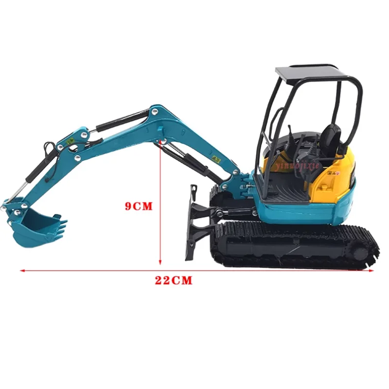 Diecast 1:24 Scale Kubota TOUGH-U30 Excavator Digger Alloy Construction Machinery Model Collection Display Ornament Toy Gift