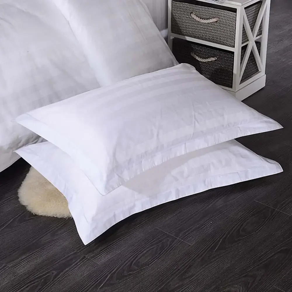 1pc 50*80/58*88cm Hotel Supplies Home Bedding Cotton Pure White Engyption Pillowcase Sateen Pillow Case