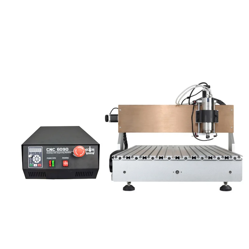 CNC 6090 3axis 1500W USB Water Cooling Cutting Engraving Machine Router for Metal Stone PCB