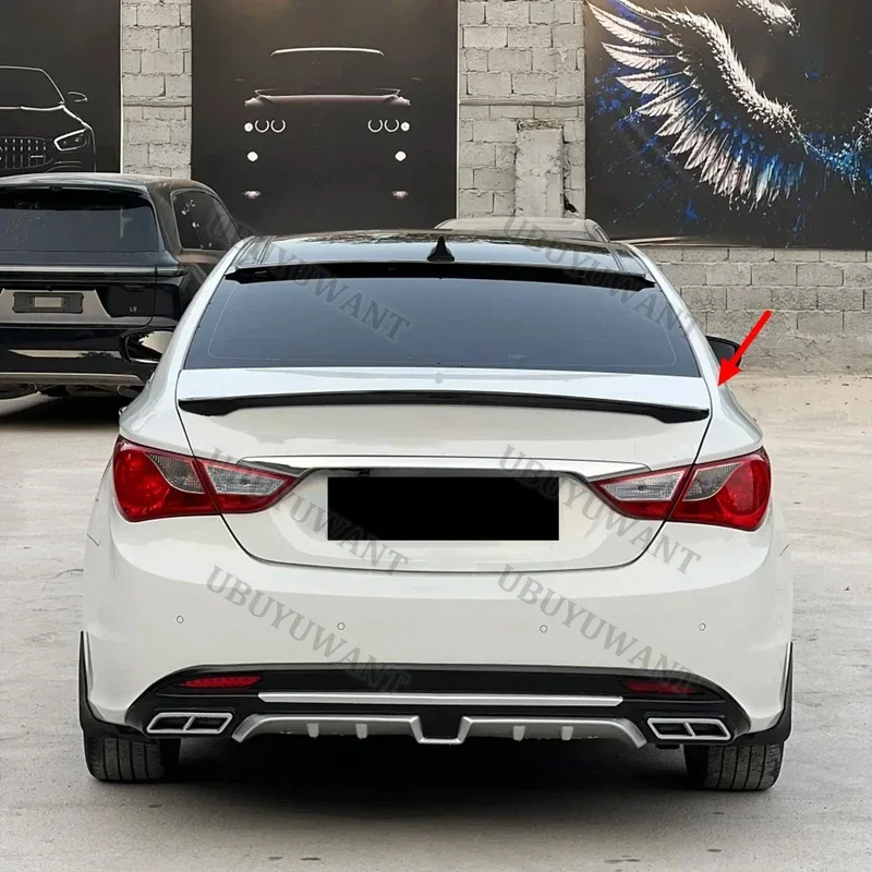 Für Hyundai Sonata 2011 2012 2013 ABS-Kunststoff Heckflügel-Spoiler – Detail 5