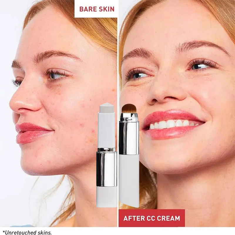 Marca dupla-ended escova fundação vara luz corretivo natural suave líquido fundação feminino novo corretivo de venda quente 13g