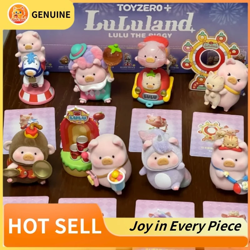 

Genuine Lulu The Pig Colorful Amusement Park Series Blind Box Fashion Anime Figure Mystery Trendy Collectible Model Children Toy
