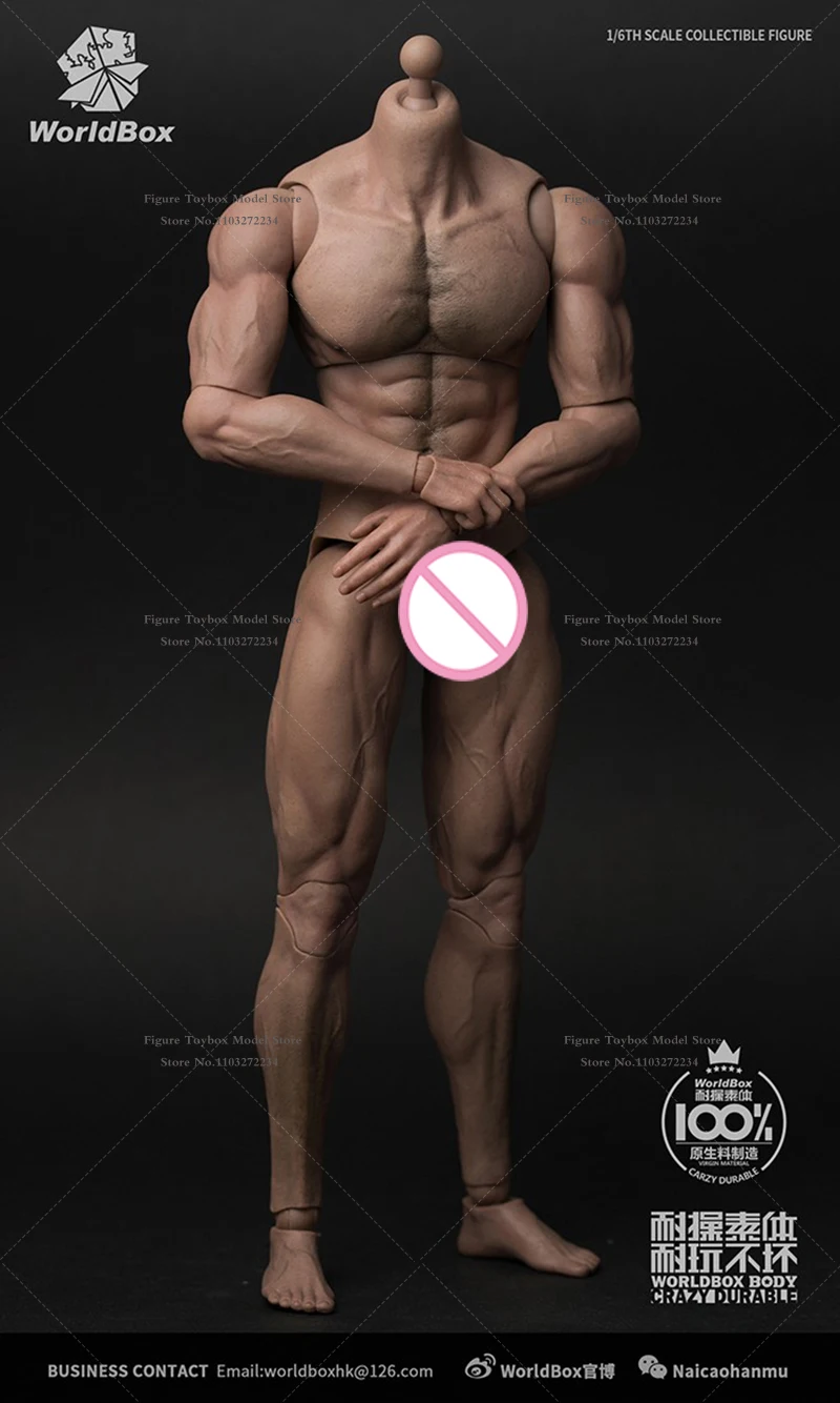 Worldbox at012 at017 1/6 soldado masculino corpo comum at018 homem gordo at020 at027 corpo móvel muscular para 12 "figura de ação decoração