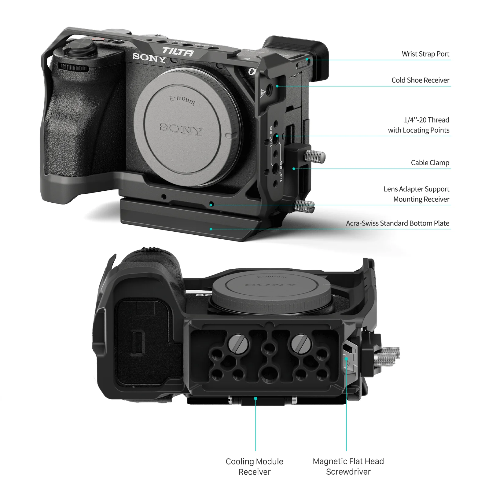 TILTA 케이지 이중 고정 구조 상세 이미지