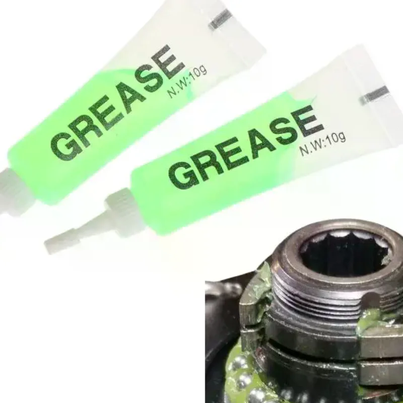 

1/3/5 шт. Зеленая смазка для подшипников с эффектом улучшения работы, 10 г, смазка для велосипедных ступиц, высокотемпературная смазка с липидными элементами