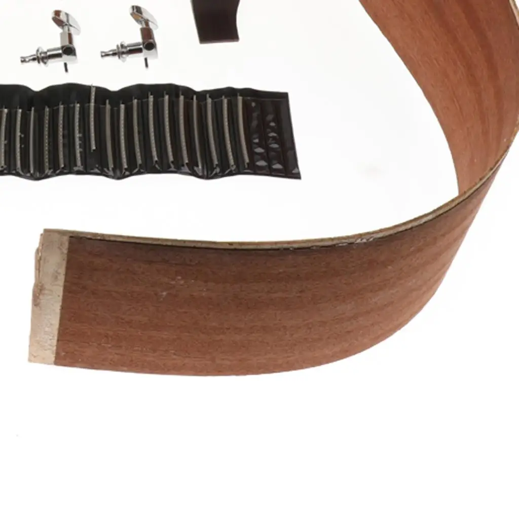 Guitar DIY Kit 41 Inch Spruce Wood Mahogany Neck Rosewood Bridge for Kids Toy Assembly Music Lover Present