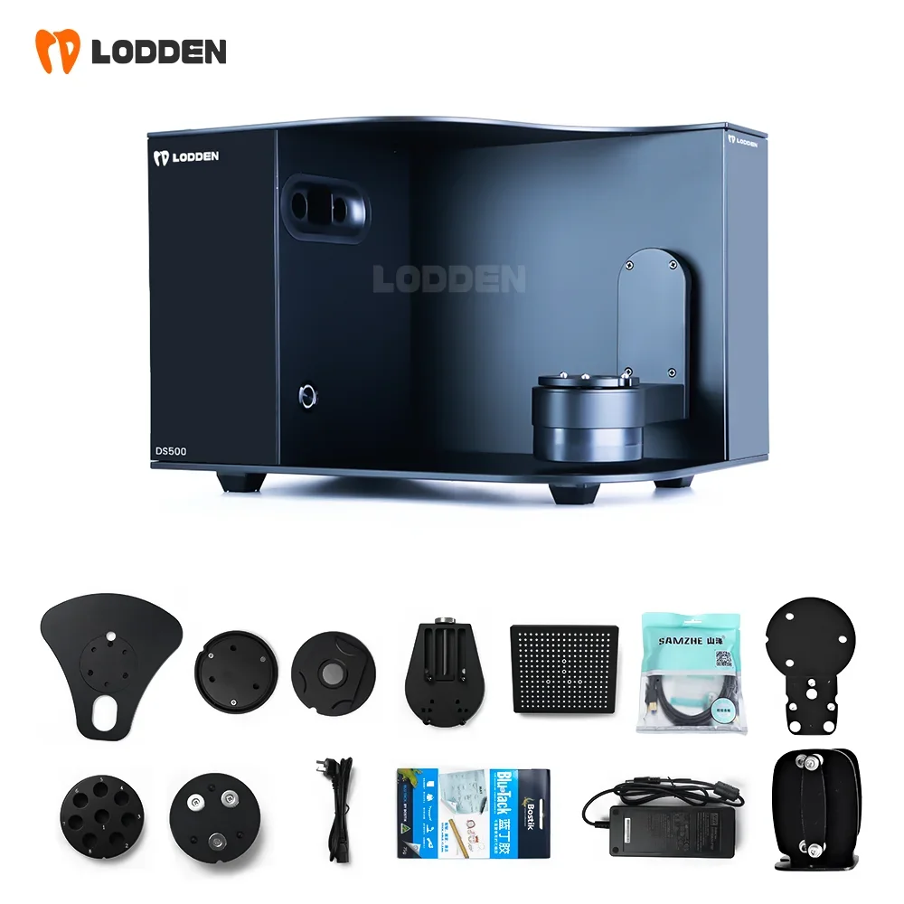 LODDEN 3D Digital Desktop Scanner DS130 DS300 DS500 Fast Scanning CE FDA Authentication Certificate Dental Lab Equipment