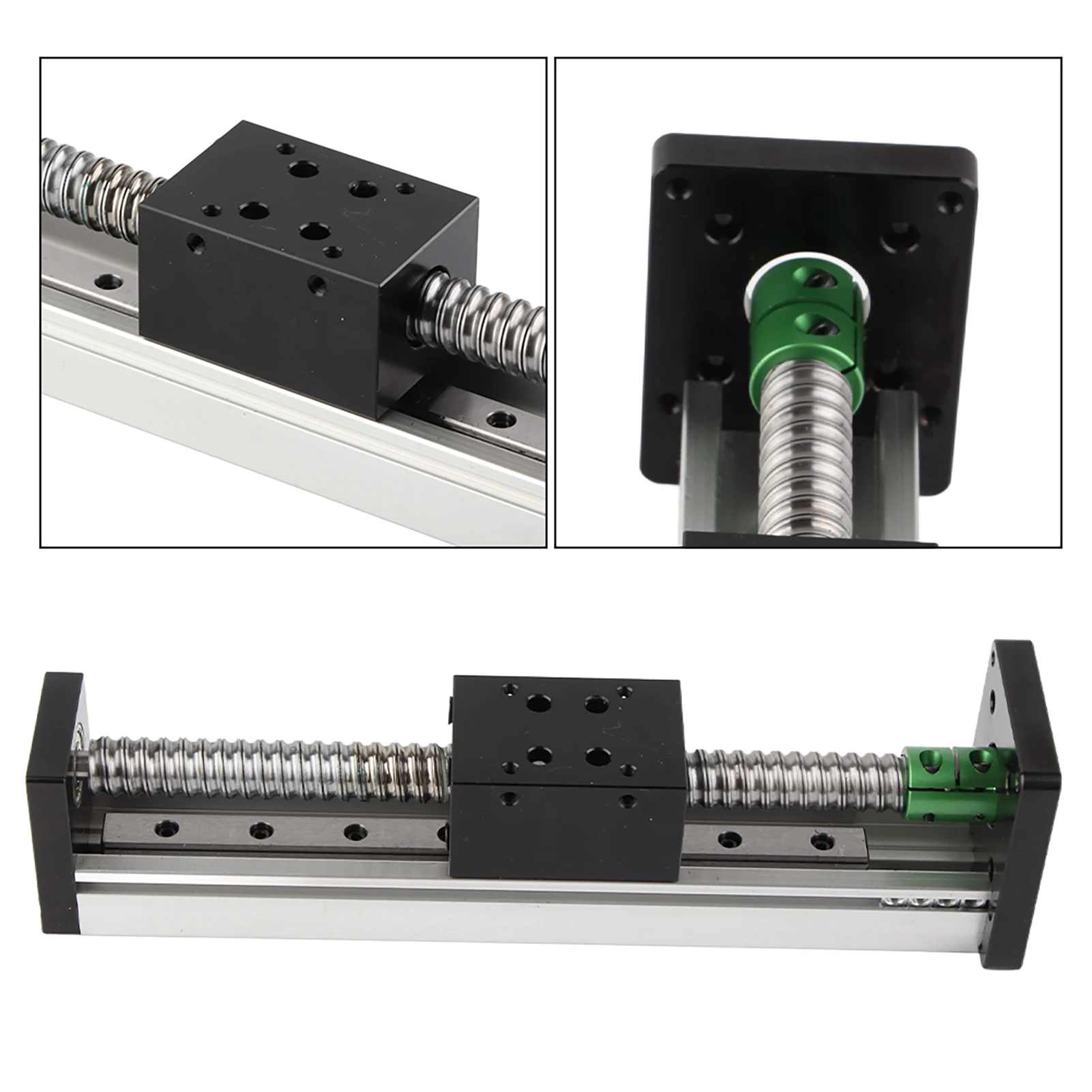 Precision Sliding Table Ball Screw Linear Stage Slide Effective Stroke 150mm for NEMA 23 Motor Linear Sliding Table Linear Stage