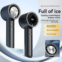 Xiaomi 2025 Ice Cooling Handheld Fan with Five Levels of Wind Speed and 100 Wind Speed, Long Endurance, Convenient for Sport