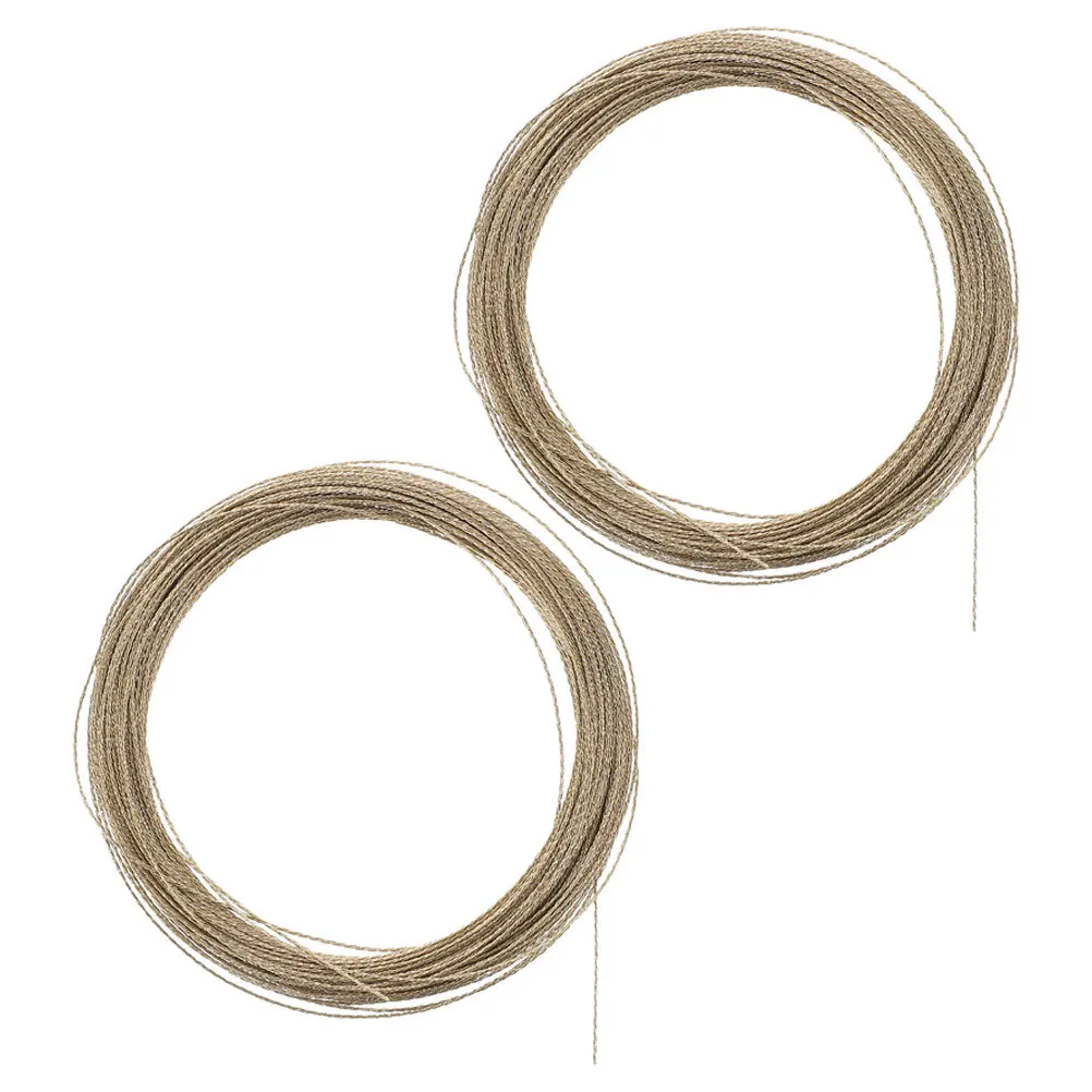 

2Pcs Windshield Removal Wire Rope Golden Steel Car Auto Repair Tool for Efficient Car Windshield Adhesive Cutting and Glass