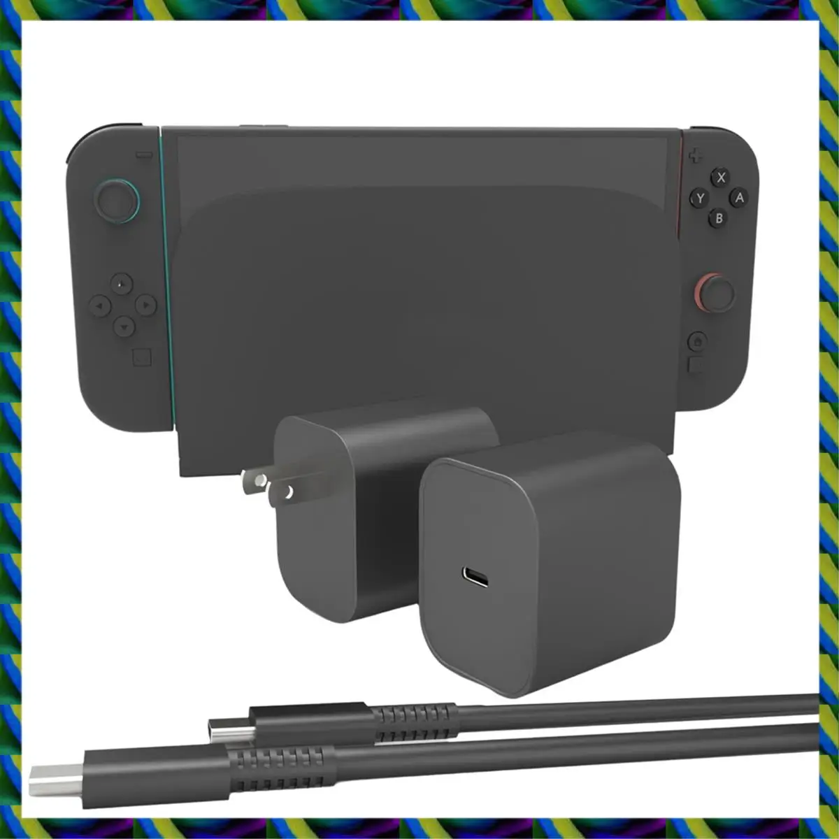 ทุกวันสําหรับ Switch2 Charger 60W AC Power Adapter สําหรับ NS Switch2 เกมคอนโซลอะแดปเตอร์ Wall Travel Type C Charger US PLUG