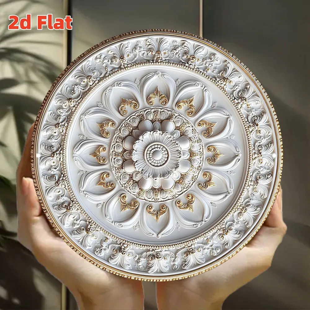 2D Flat - Behind The 2D Plane 'Classic Decorative Top Ornament Panel' Are Architectural Details | Classic Architectural Theme, 7