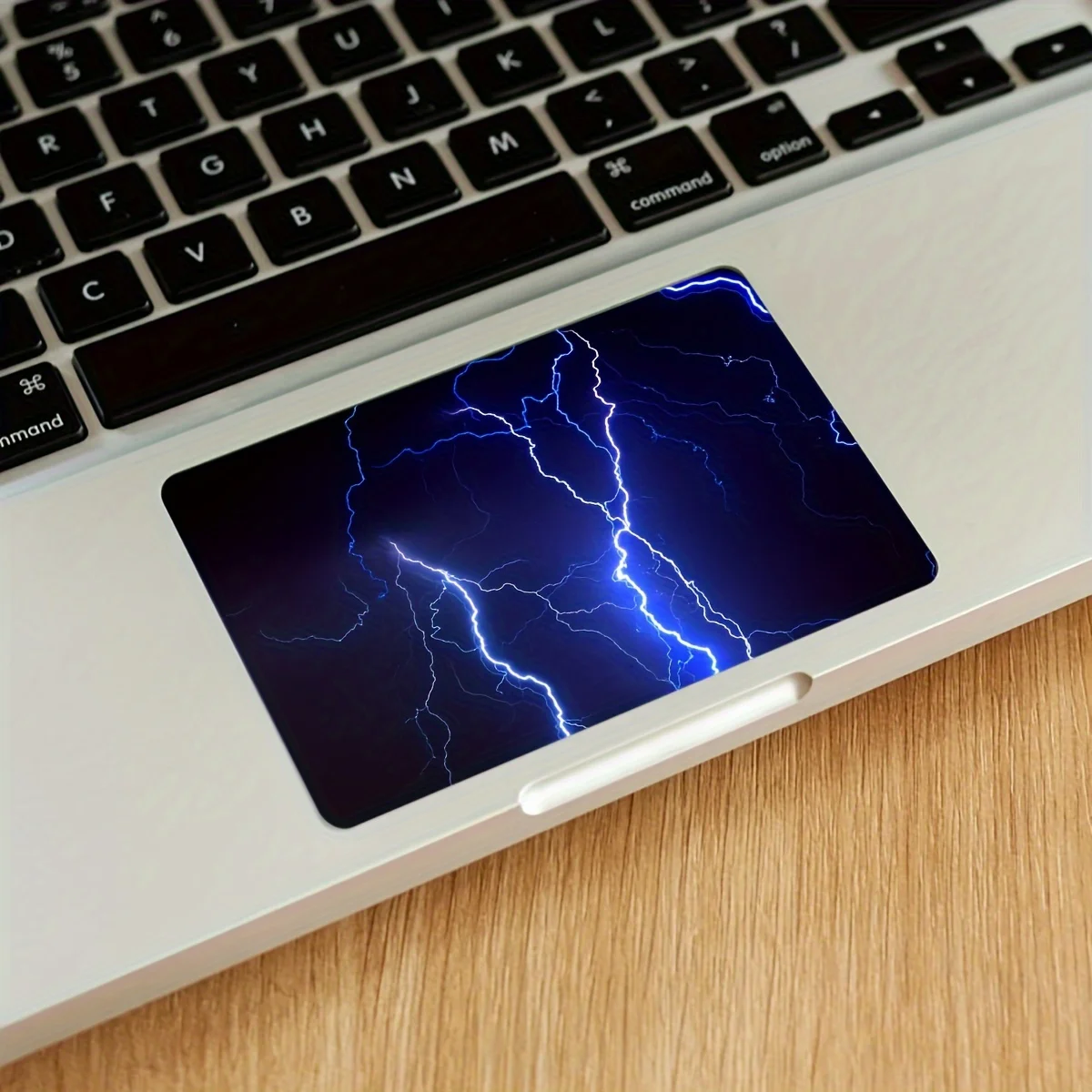 1 szt. Technologia przyszłości Wzór Niebieski wzór błyskawicy Laptop Naklejki na touchpad Samoprzylepne, gotowe do użytku