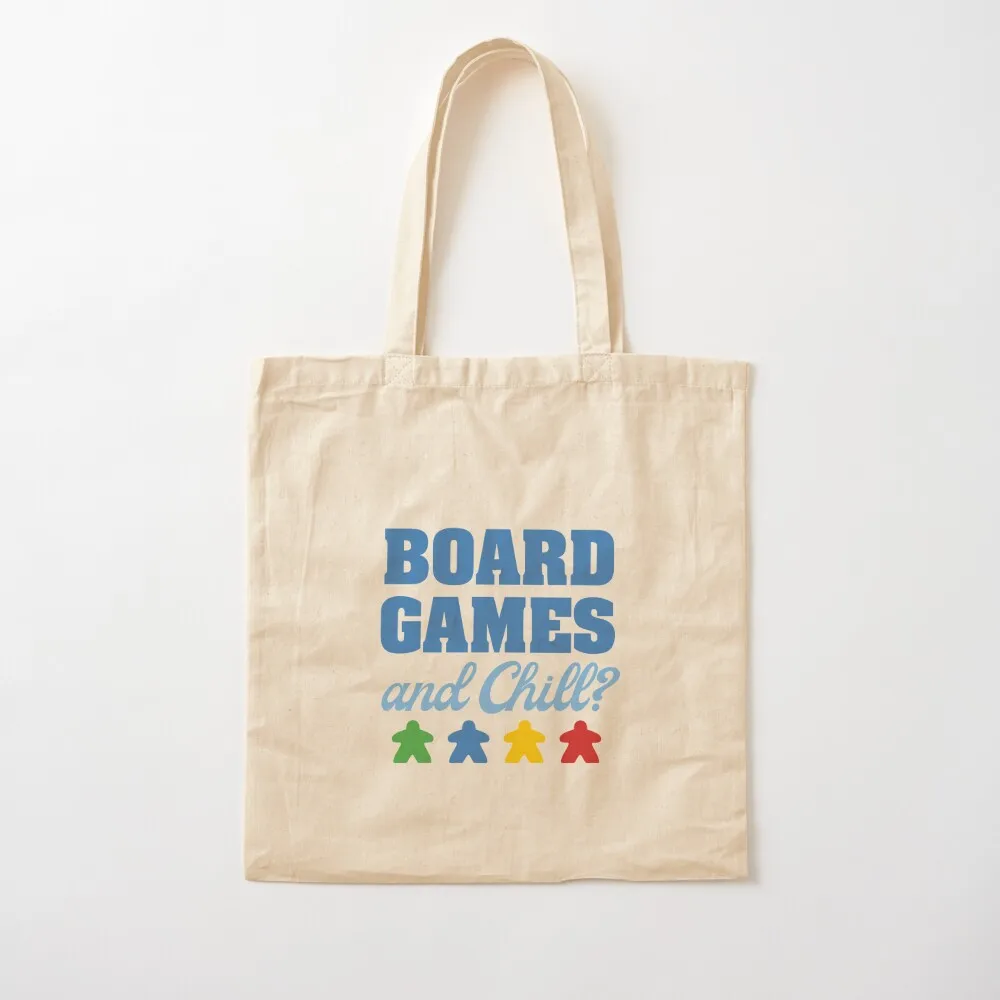 

Board Games and Chill Tote Bag Women's bag Canvas stote bag Women's shopping Fabric