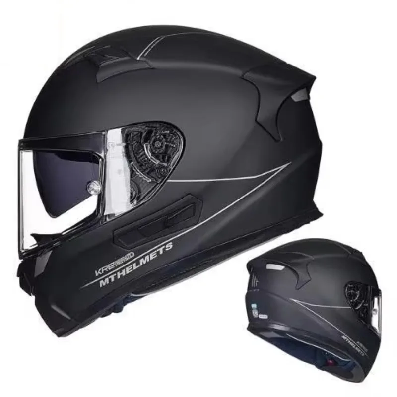 MT KRE Carbon Fiber 6K Motorcycle Helmet Blue Lens Track Racing Snake Carbon AP7 7 Motorcyclist DOT ECE Approval Casco De Fibra