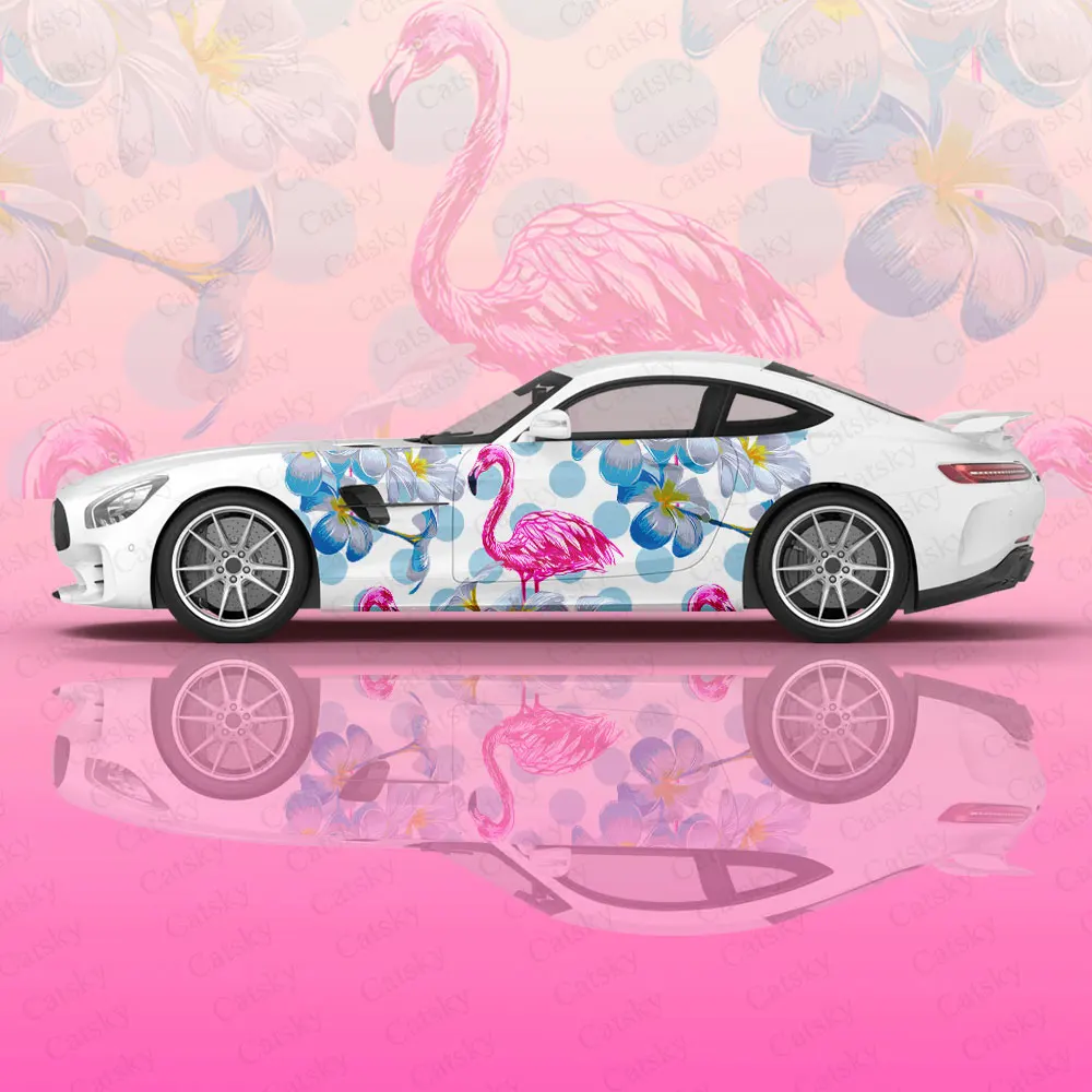

Flamingo Animal Design Car Body Stickers Itasha Vinyl Car Side Decal Sticker Car Body Sticker Car Decor Stickers