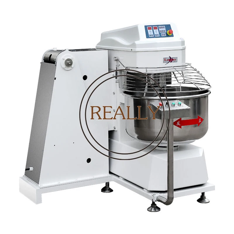 Automatic smooth dough mixer machine with double motors and chain type drive