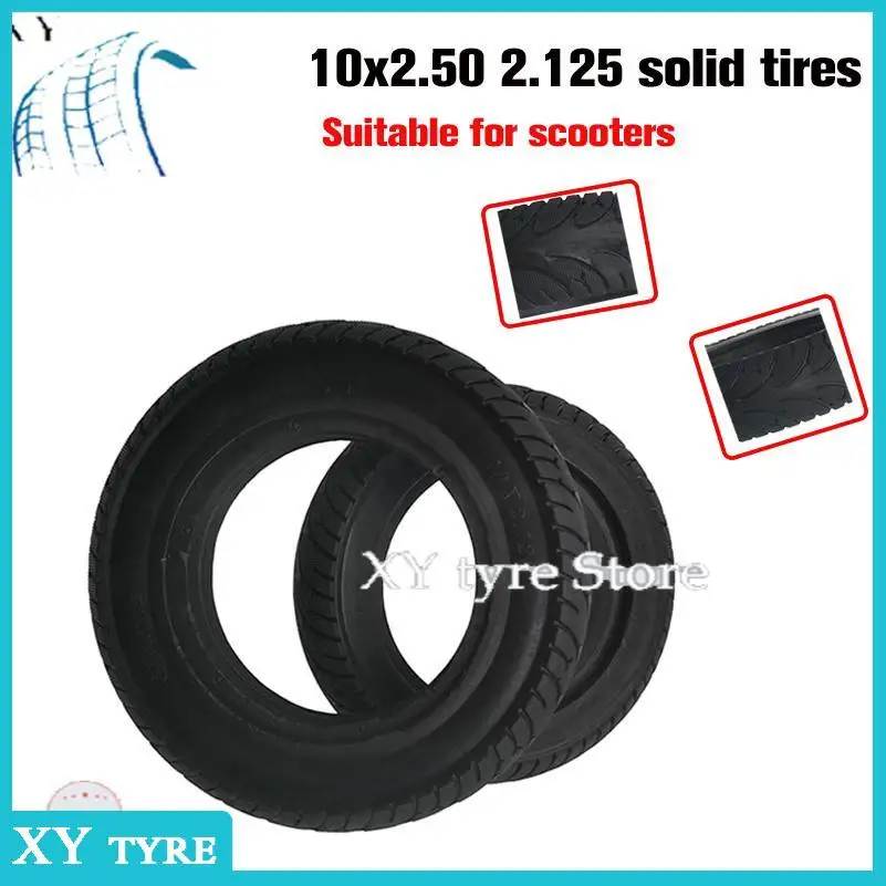 Electric Scooter 10 Inch Tire 10x2.50/10x2.125 Solid Tube Non-pneumatic Tires tyre