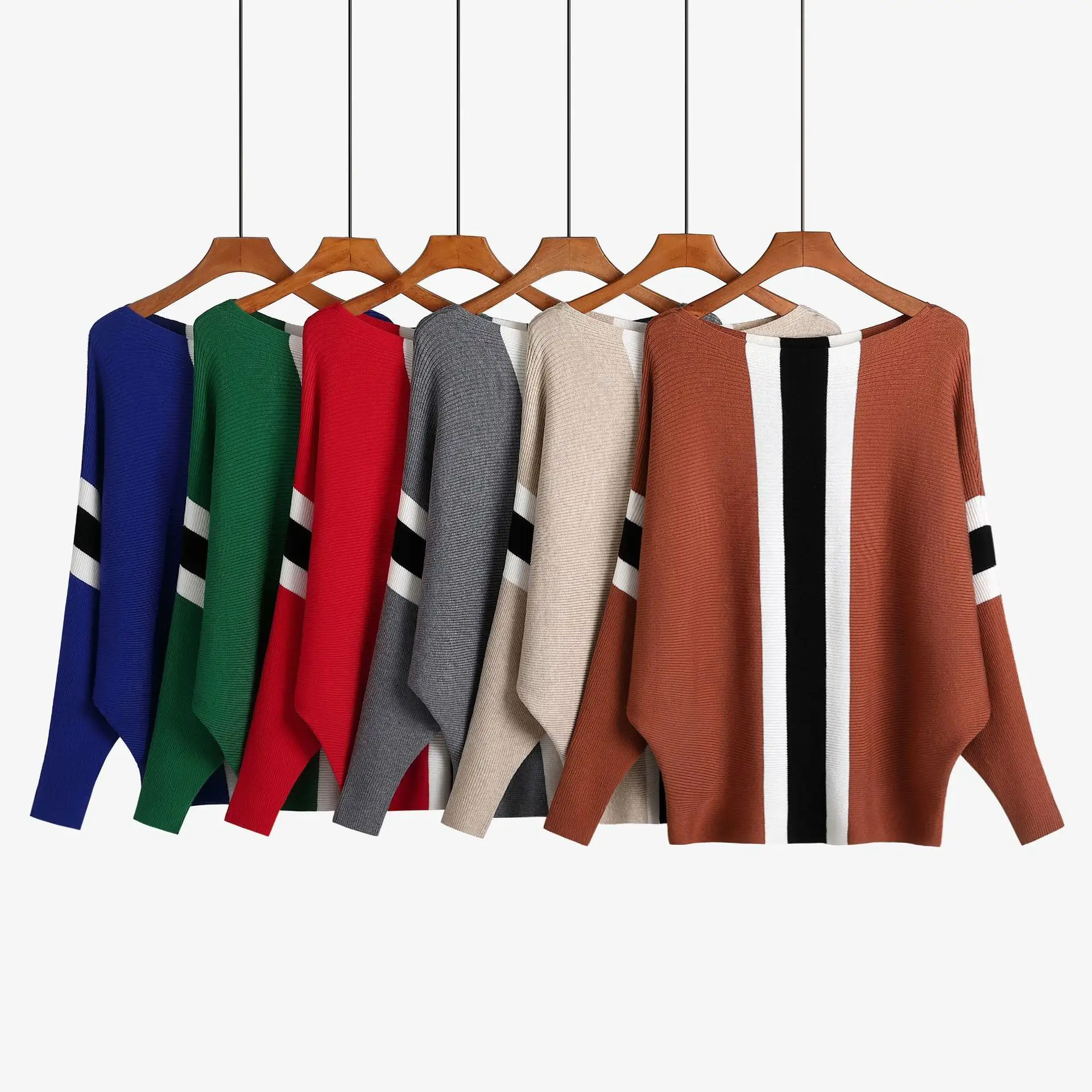 

Женский свитер Batwing Sve One-Ne plus Size irt Cotton Long Sve Autumn Faion, повседневный удобный вязаный топ