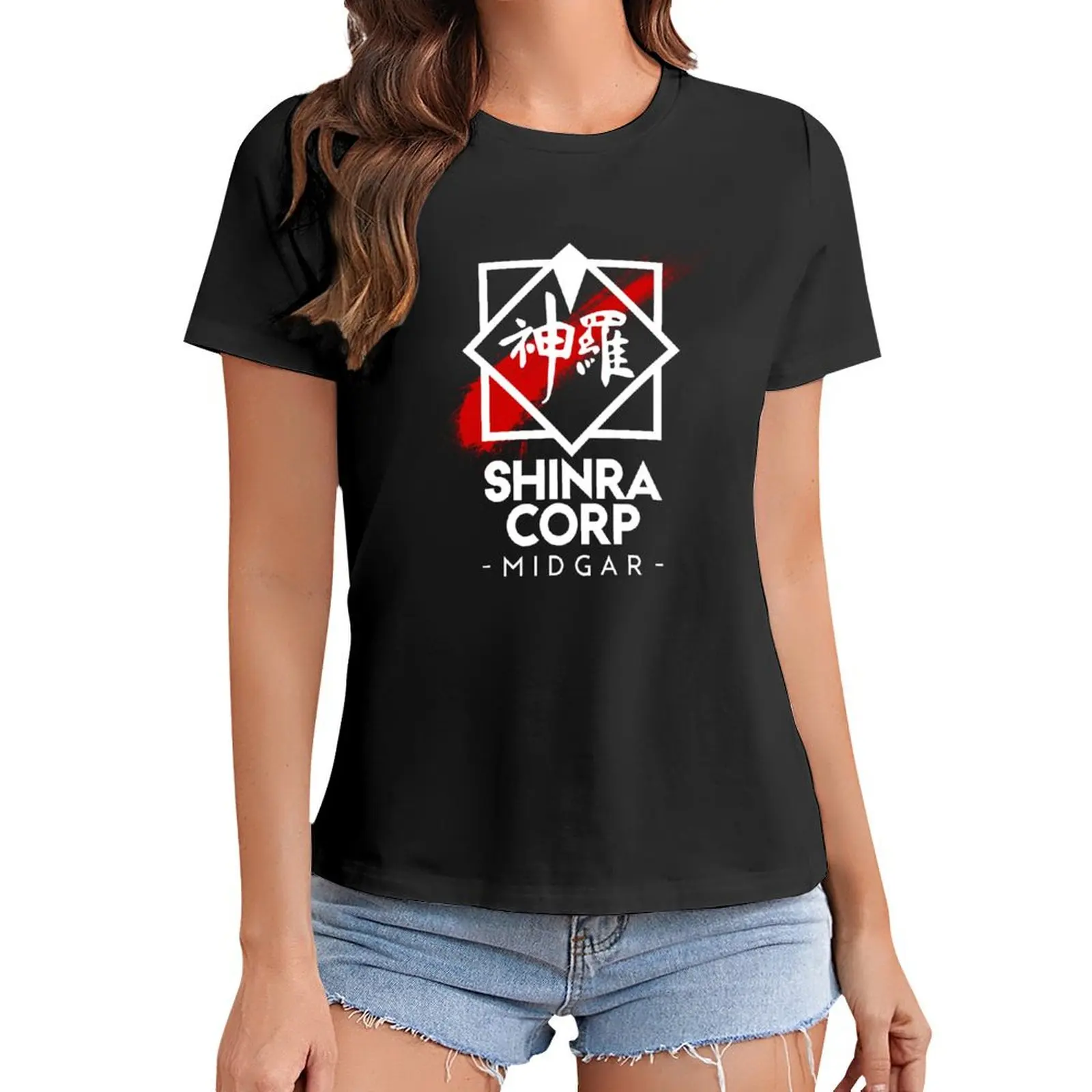 

Shinra Corp - Midgar T-Shirt sweat plus sizes summer top ariat shirts for Women