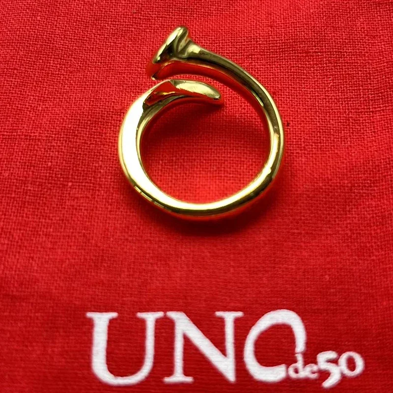 2023 unode50 heißer Verkauf Spanisch hochwertige Frauen exquisite Ring romantische Urlaub Schmuck Geschenkt üte mit Tasche