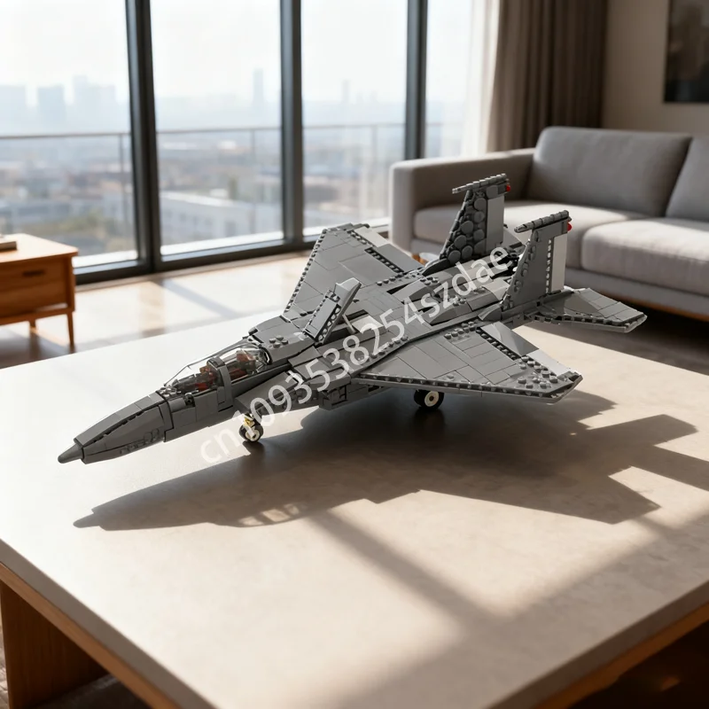 

1281 шт. MOC F E Strike Eagle 1 минифигурка масштабная модель строительные игрушки блоки творческая идея образование кирпич рождественские подарки дети