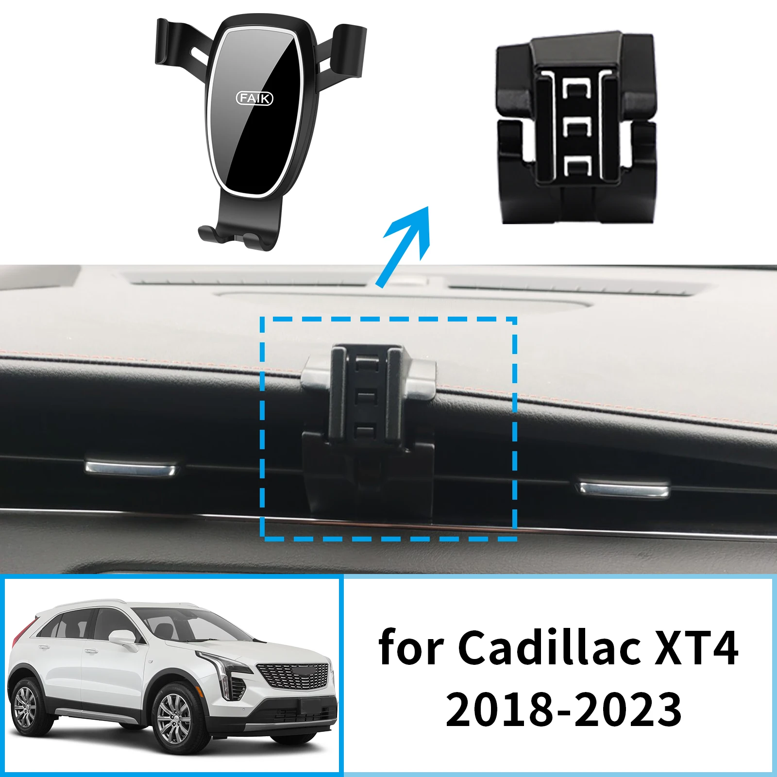 

Car Mobile Phone Holder for Cadillac XT4 2018~2023 GPS Bracket Accessories Navigation Stand Auto